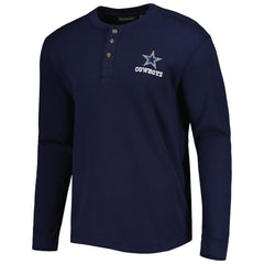 Maverick Thermal Henley Long Sleeve T-Shirt - Dallas Cowboys