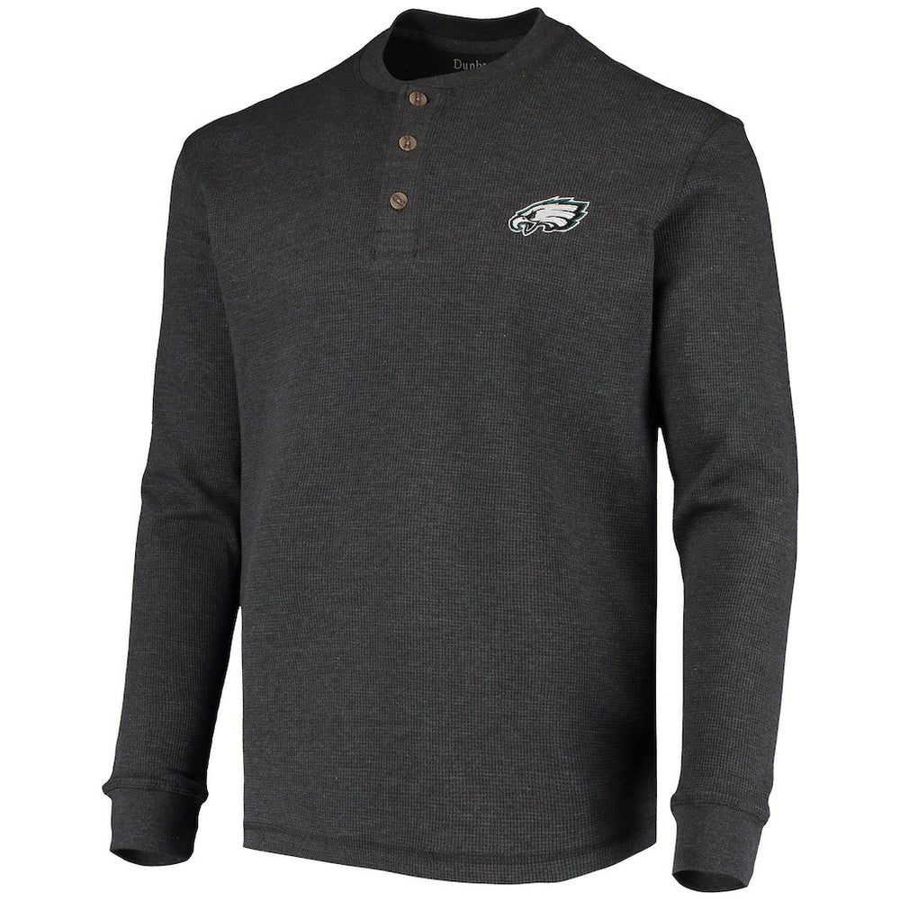 Dunbrooke Logo Maverick Thermal Henley Long Sleeve T-Shirt - Philadelphia Eagles