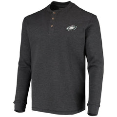 Dunbrooke Logo Maverick Thermal Henley Long Sleeve T-Shirt - Philadelphia Eagles