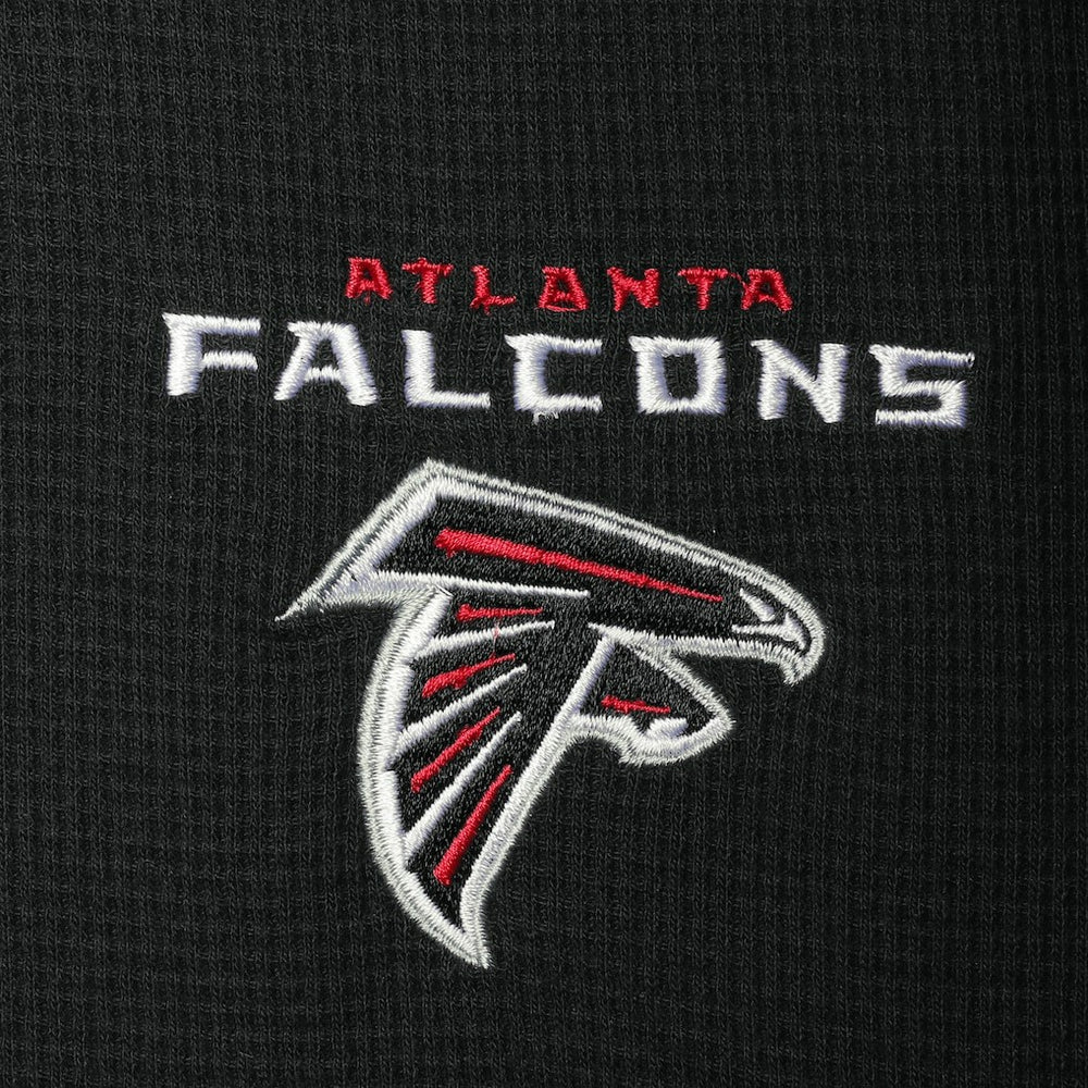 Dunbrooke Logo Maverick Thermal Henley Long Sleeve T-Shirt - Atlanta Falcons