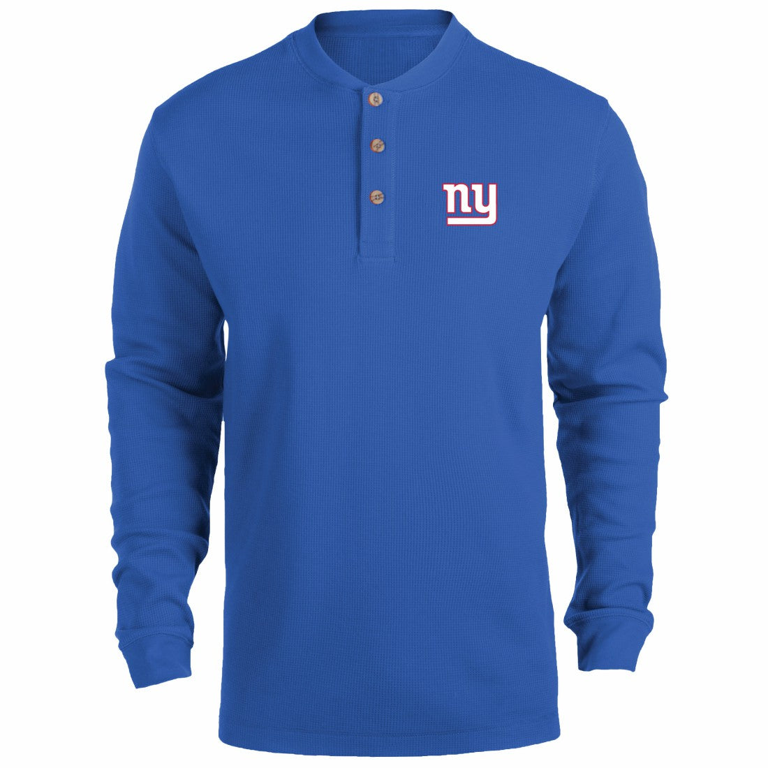Dunbrooke Logo Maverick Thermal Henley Long Sleeve T-Shirt - New York Giants