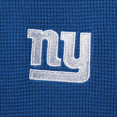 Dunbrooke Logo Maverick Thermal Henley Long Sleeve T-Shirt - New York Giants