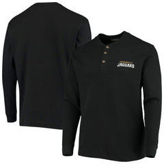 Dunbrooke Logo Maverick Thermal Henley Long Sleeve T-Shirt - Jacksonville Jaguars