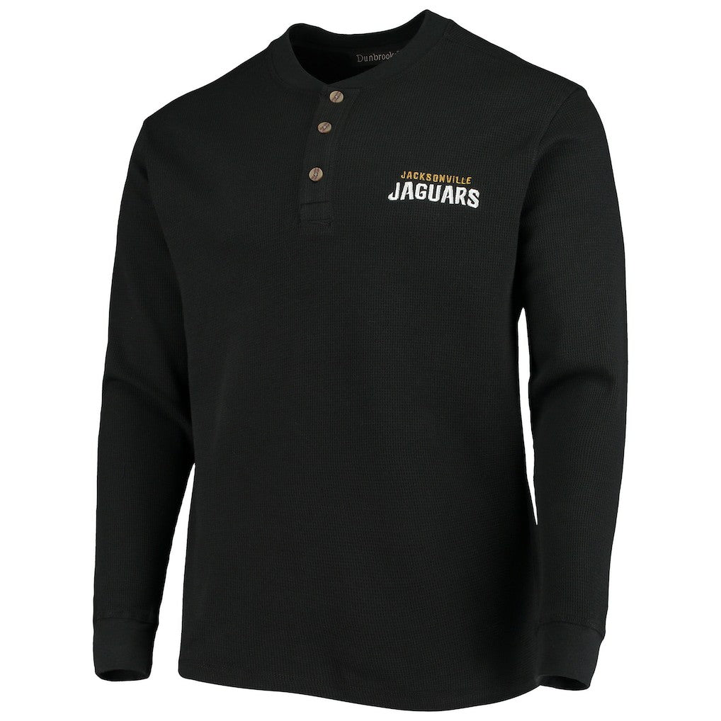 Dunbrooke Logo Maverick Thermal Henley Long Sleeve T-Shirt - Jacksonville Jaguars