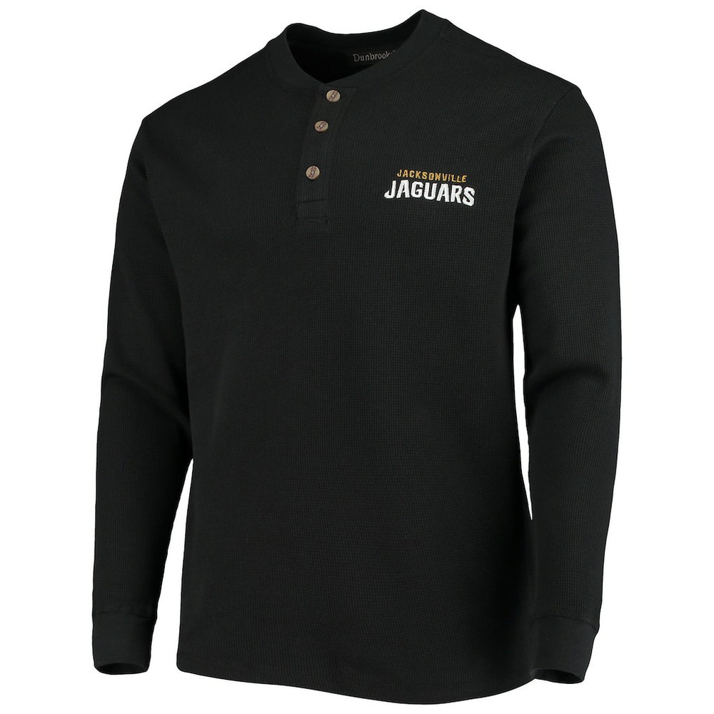 Dunbrooke Logo Maverick Thermal Henley Long Sleeve T-Shirt - Jacksonville Jaguars