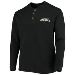 Dunbrooke Logo Maverick Thermal Henley Long Sleeve T-Shirt - Jacksonville Jaguars