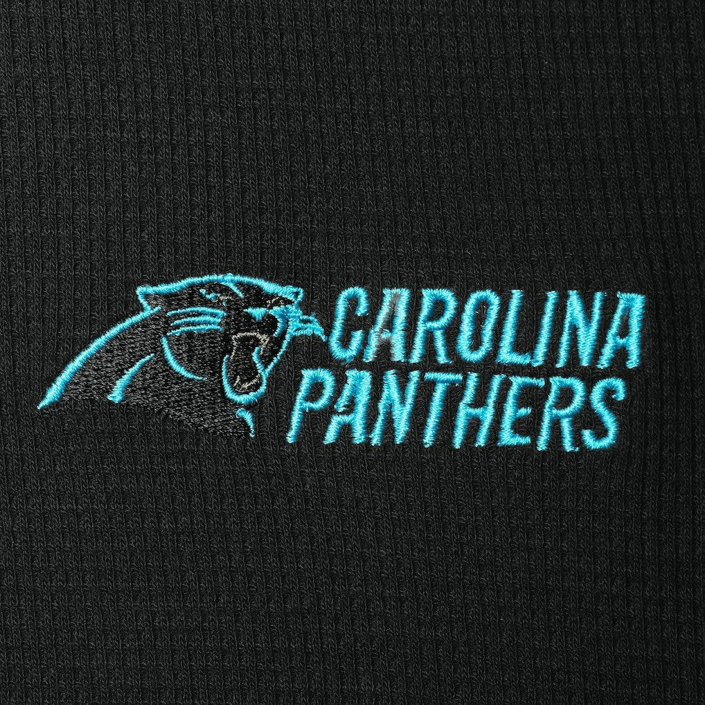 Dunbrooke Logo Maverick Thermal Henley Long Sleeve T-Shirt - Carolina Panthers