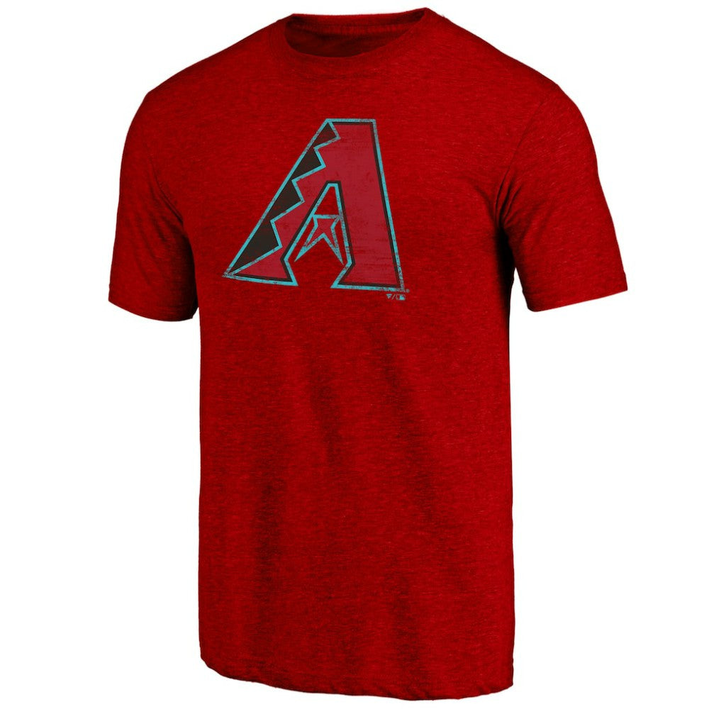 MLB Arizona Diamondbacks Weathered Official Logo Tri-Blend T-Shirt