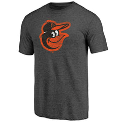 MLB Baltimore Orioles Weathered Official Logo Tri-Blend T-Shirt