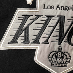 NHL Black Wayne Gretzky Los Angeles Kings '47 Retired Player Name & Number Lacer Pullover Hoodie