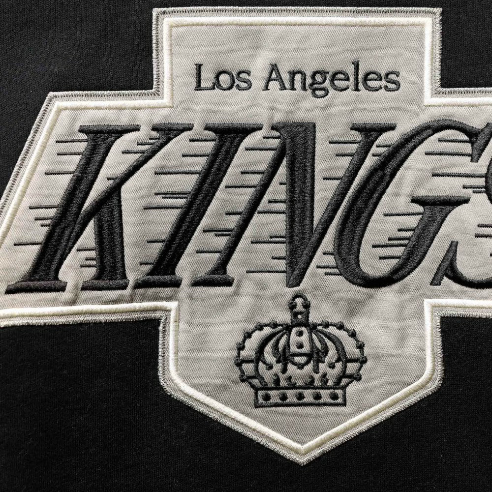 NHL Black Luc Robitaille Los Angeles Kings '47 Retired Player Name & Number Lacer Pullover Hoodie