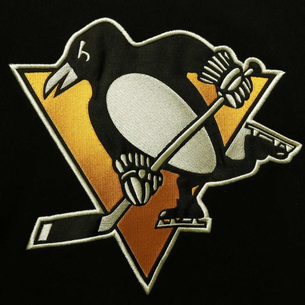 NHL Black Mario Lemieux Pittsburgh Penguins '47 Retired Player Name & Number Lacer Pullover Hoodie