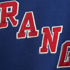 NHL Blue Wayne Gretzky New York Rangers '47 Retired Player Name & Number Lacer Pullover Hoodie
