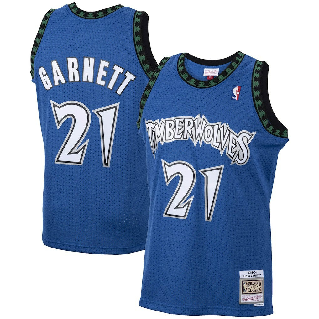 NBA Kevin Garnett Minnesota Timberwolves 2003/04 Hardwood Classics Swingman Jersey