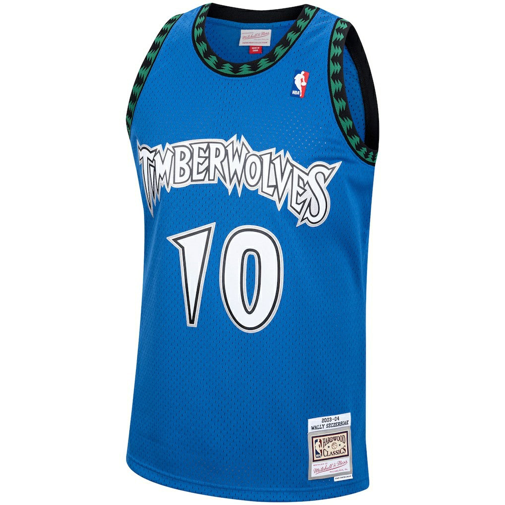 NBA Wally Szczerbiak Minnesota Timberwolves 2003/04 Hardwood Classics Swingman Jersey
