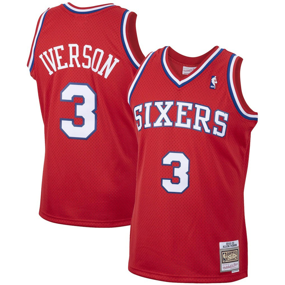 NBA Allen Iverson Philadelphia 76ers 2002/03 Hardwood Classics Swingman Jersey