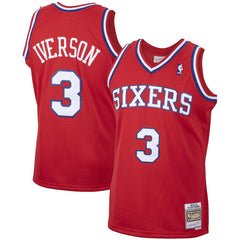 NBA Allen Iverson Philadelphia 76ers 2002/03 Hardwood Classics Swingman Jersey