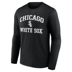 MLB Men's Black Chicago White Sox Team Heart & Soul Long Sleeve T-Shirt