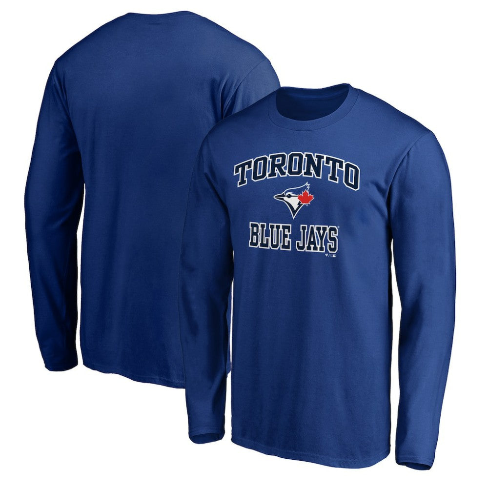 MLB Men's Royal Toronto Blue Jays Team Heart & Soul Long Sleeve T-Shirt