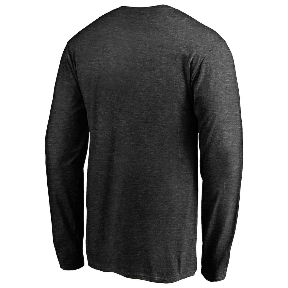 MLB Men's Charcoal Chicago White Sox Team Heart & Soul Long Sleeve T-Shirt