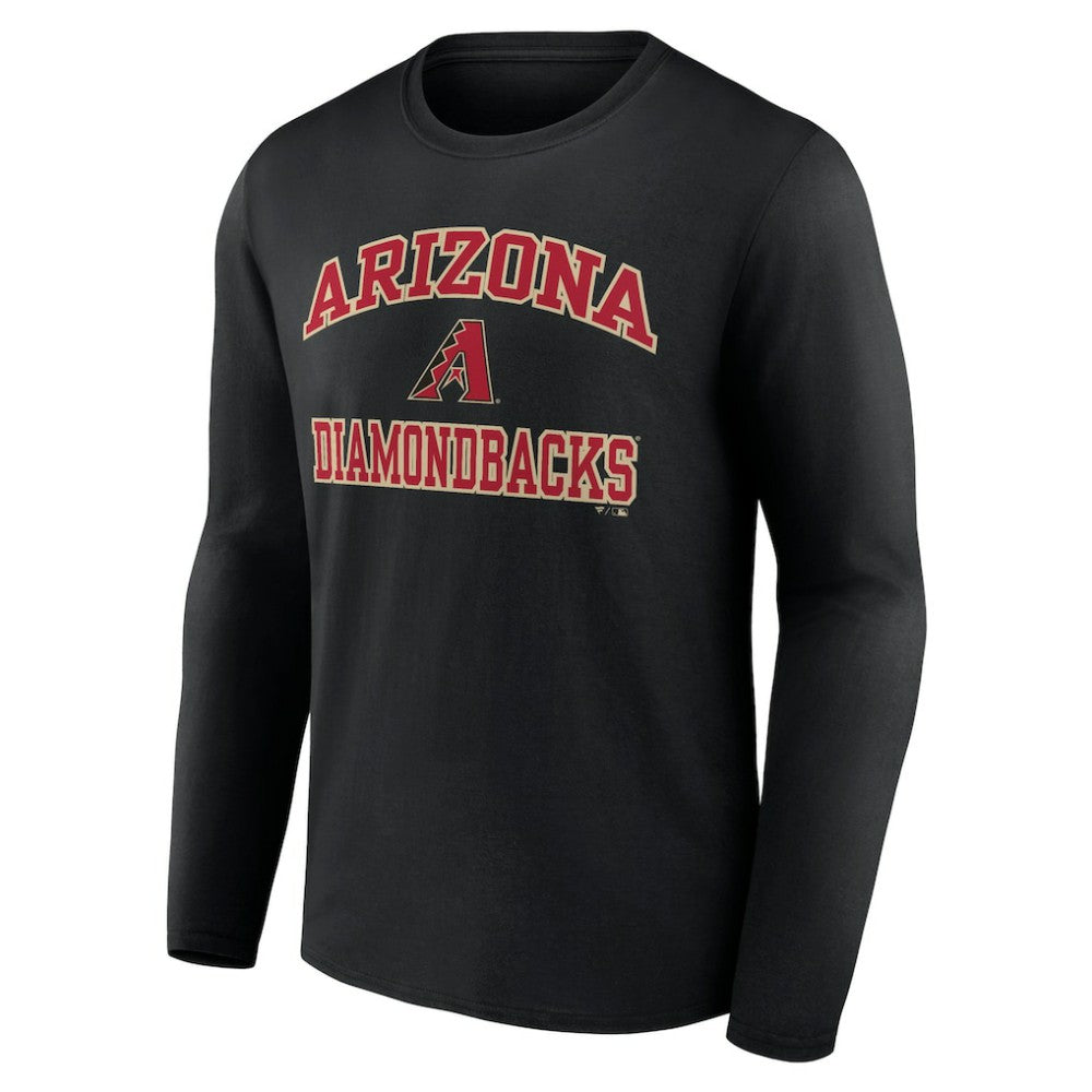 MLB Men's Black Arizona Diamondbacks Team Heart & Soul Long Sleeve T-Shirt