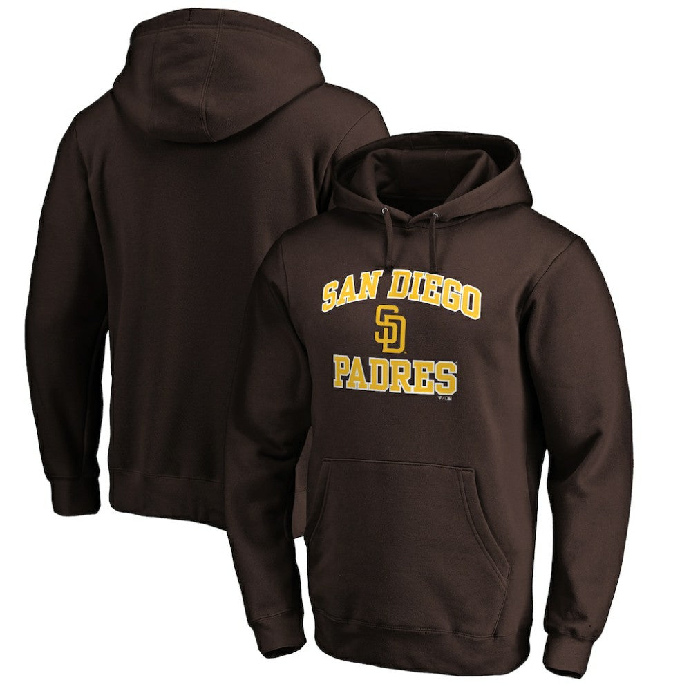 MLB San Diego Padres Fanatics MTO Label Heart & Soul Pullover Hoodie