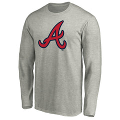 MLB Atlanta Braves Official Team Logo Long Sleeve T-Shirt