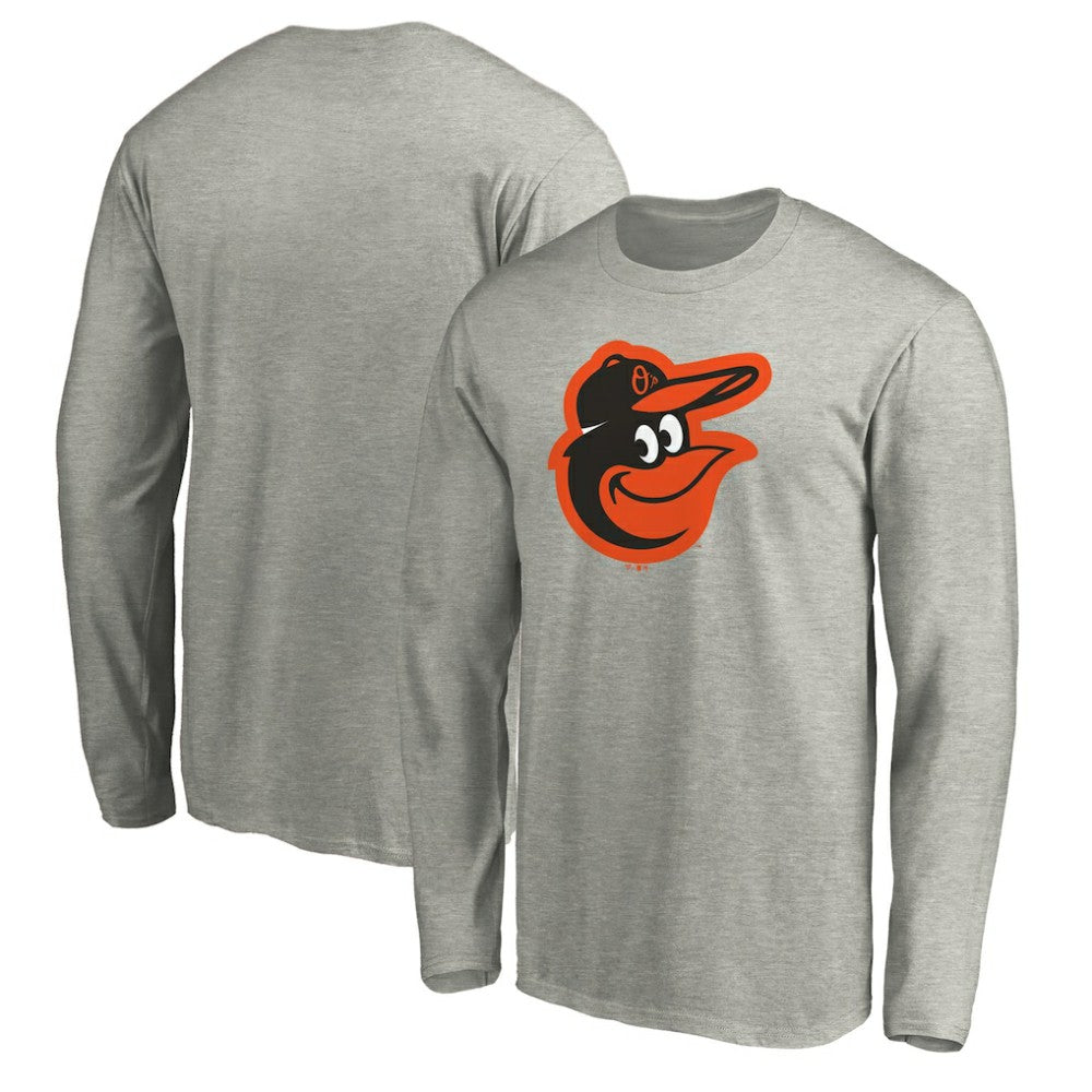 MLB Baltimore Orioles Official Team Logo Long Sleeve T-Shirt