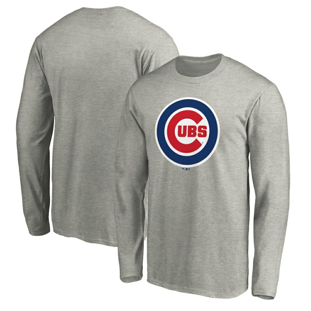 MLB Chicago Cubs Official Team Logo Long Sleeve T-Shirt