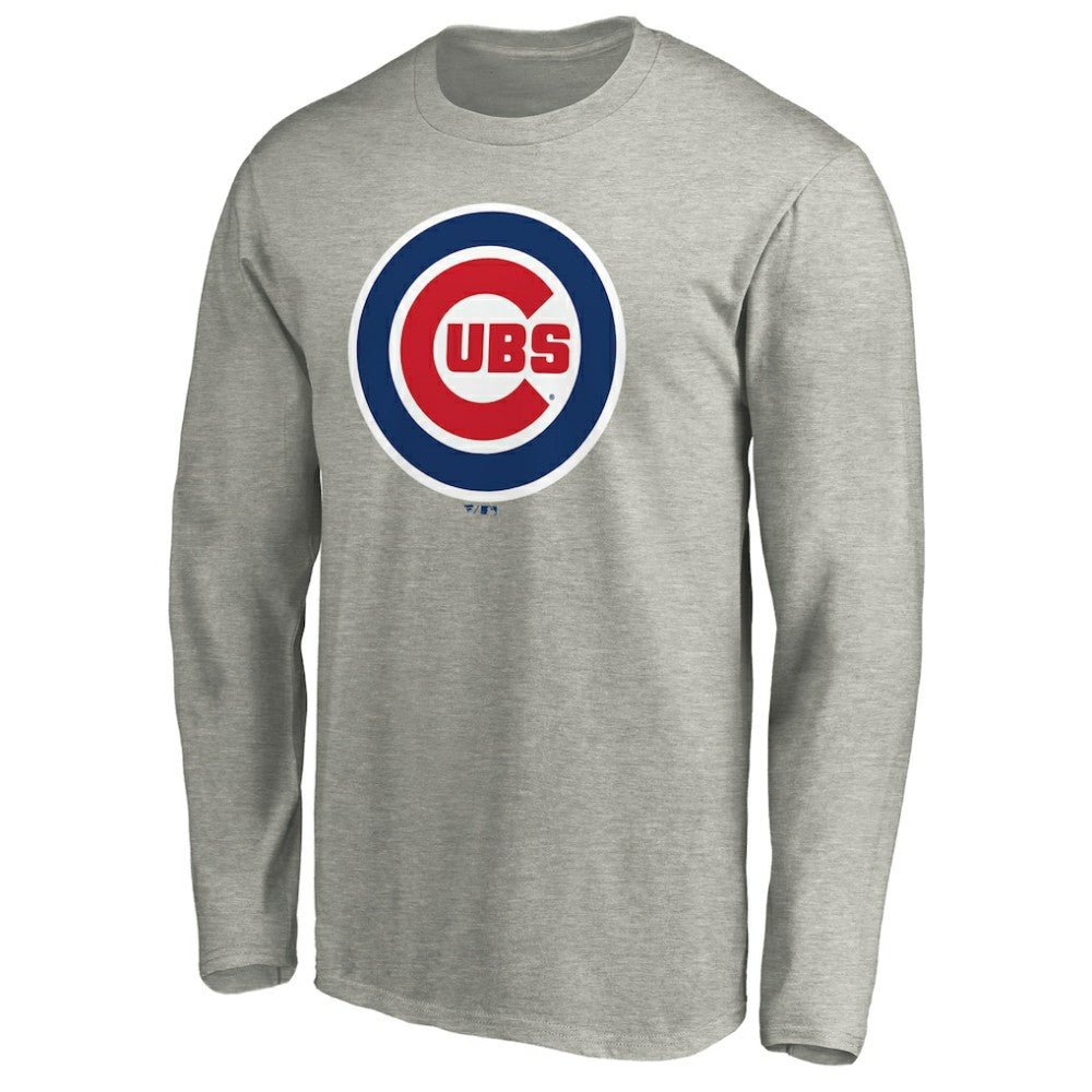 MLB Chicago Cubs Official Team Logo Long Sleeve T-Shirt
