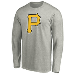 MLB Pittsburgh Pirates Official Team Logo Long Sleeve T-Shirt