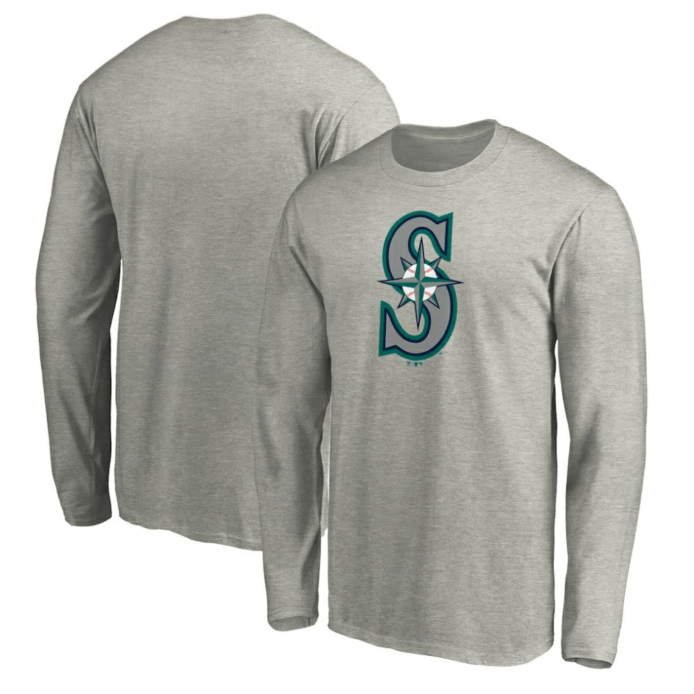 MLB Seattle Mariners Official Team Logo Long Sleeve T-Shirt