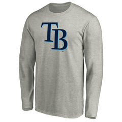 MLB Tampa Bay Rays Official Team Logo Long Sleeve T-Shirt