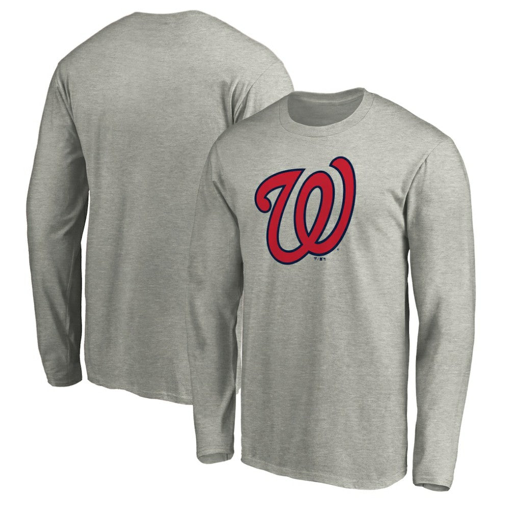 MLB Washington Nationals Official Team Logo Long Sleeve T-Shirt