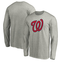 MLB Washington Nationals Official Team Logo Long Sleeve T-Shirt
