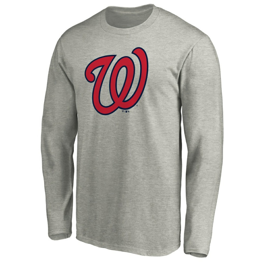 MLB Washington Nationals Official Team Logo Long Sleeve T-Shirt