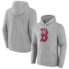 MLB Boston Red Sox Official Logo Fitted Pullover Hoodie