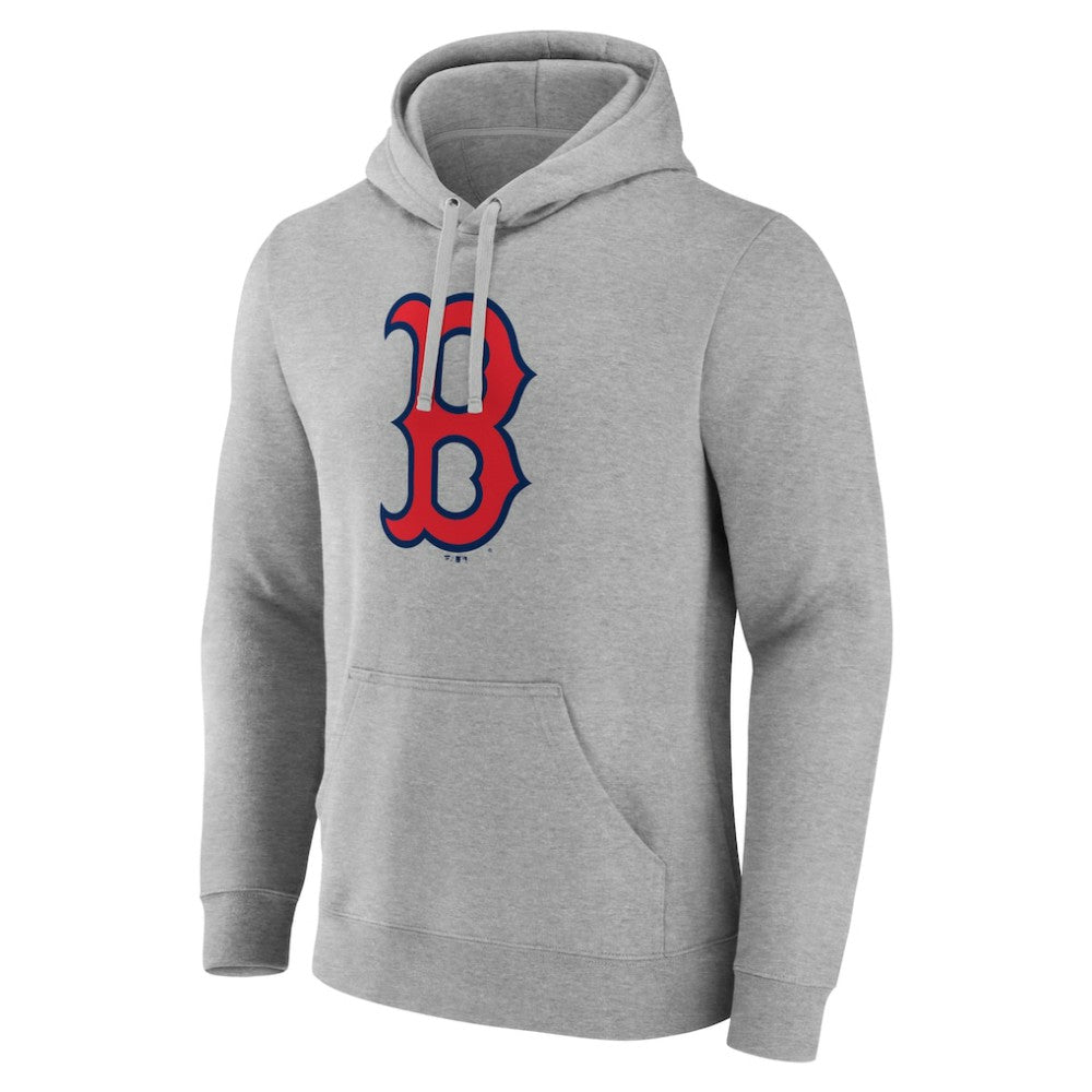 MLB Boston Red Sox Official Logo Fitted Pullover Hoodie