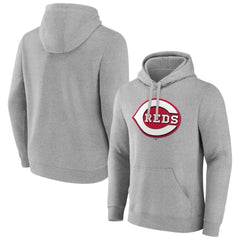 MLB Cincinnati Reds Official Logo Fitted Pullover Hoodie