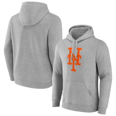 MLB New York Mets Official Logo Fitted Pullover Hoodie