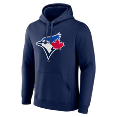 MLB Toronto Blue Jays Official Logo Fitted Pullover Hoodie