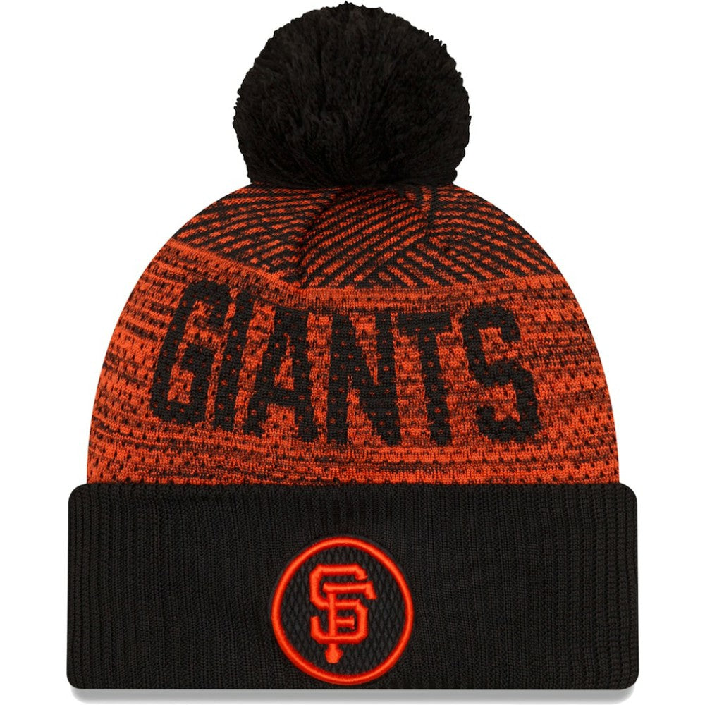 MLB San Francisco Giants New Era Authentic Collection Sport Cuffed Knit Hat with Pom