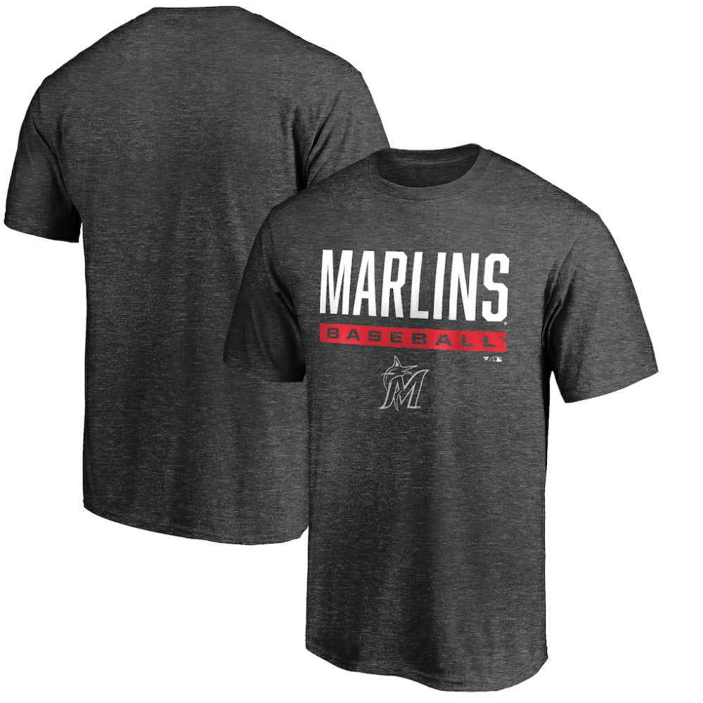 MLB Miami Marlins Win Stripe Logo T-Shirt II