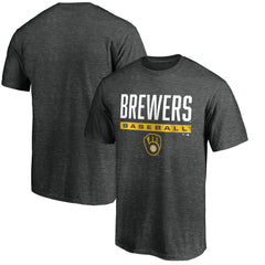 MLB Milwaukee Brewers Win Stripe Logo T-Shirt