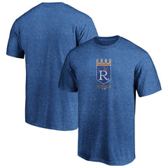 MLB Kansas City Royals Cooperstown Collection True Classics Throwback Logo Tri-Blend T-Shirt