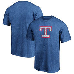 MLB Texas Rangers Cooperstown Collection True Classics Throwback Logo Tri-Blend T-Shirt