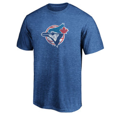 MLB Toronto Blue Jays Cooperstown Collection True Classics Throwback Logo Tri-Blend T-Shirt