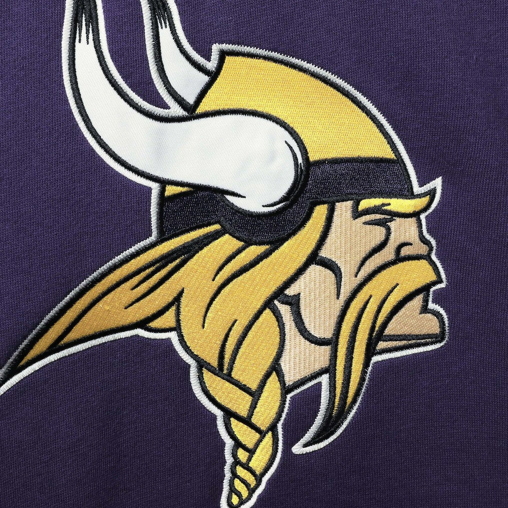'47 Lacer V-Neck Pullover Hoodie - Minnesota Vikings