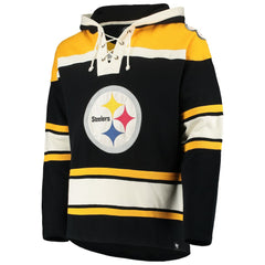 '47 Lacer V-Neck Pullover Hoodie - Pittsburgh Steelers