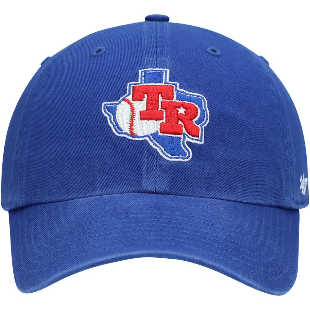 MLB Texas Rangers '47 Team Logo Cooperstown Collection Clean Up Adjustable Hat